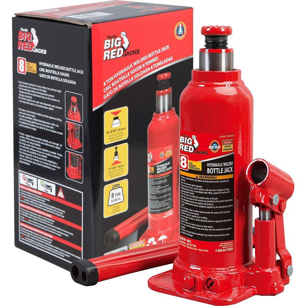 Big Red 8-Ton Bottle Jack TAM89792B