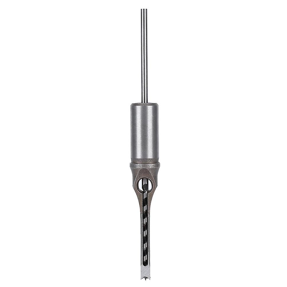 1/4in High Speed Steel Multifunctional Woodworking Square Hole Drill Bit Tool For Construction