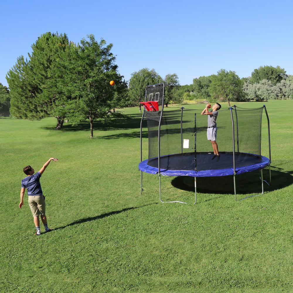 Skywalker Trampolines 15 ft. Trampoline Double Basketball Hoop Accessory SWBB1500