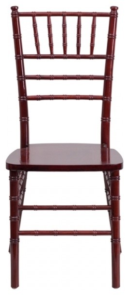 Flash Furniture Hercules Series Mahogany Wood Chiavari Chair   Transitional   Dining Chairs   by VirVentures  Houzz