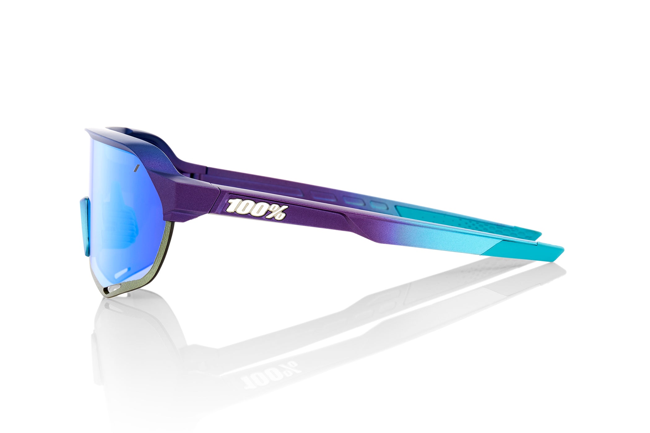 100% S2 Sunglasses Matte Metallic Into The Fade