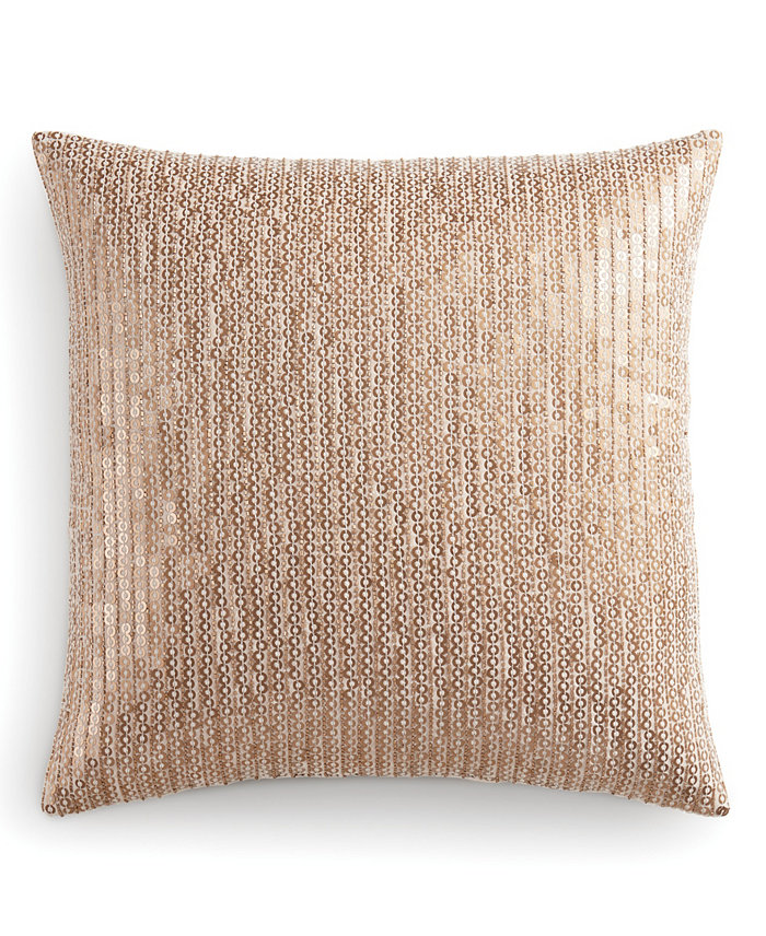 Donna Karan Home Sequin Decorative Pillow， 20