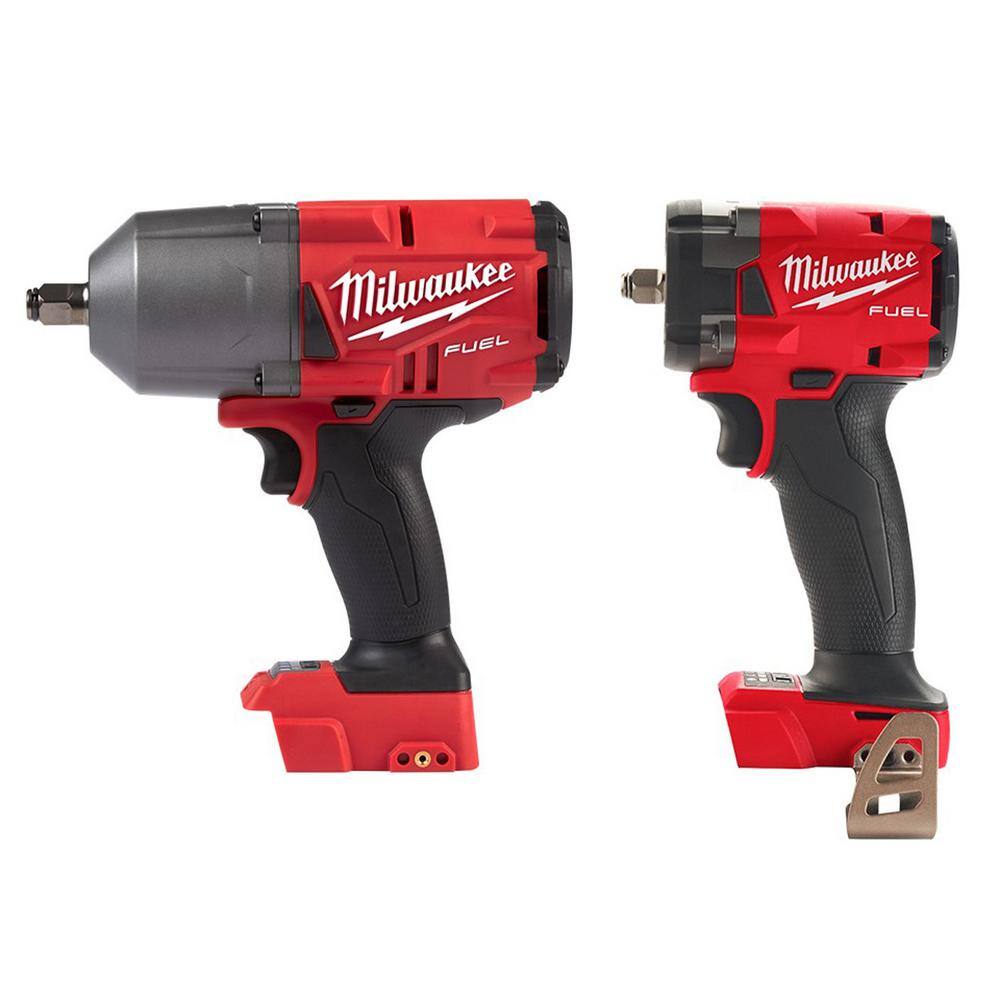 MW M18 FUEL 18V Lithium-Ion Brushless Cordless 12 in. and 38 in. Impact Wrench with Friction Ring (2-Tool) 2767-20-2854-20