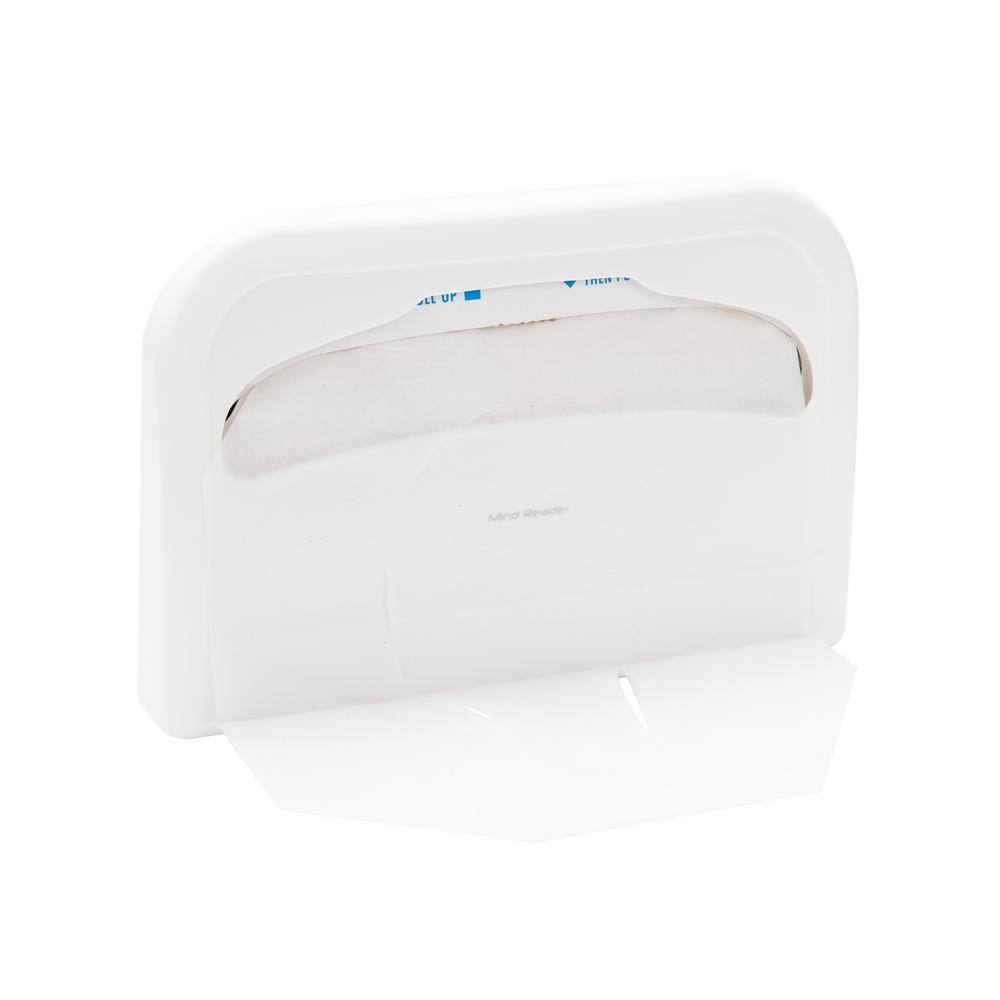 Mind Reader 10.85 in. x 16.54 in. W White Toilet Seat Cover Dispenser 2TPSEAT-WHT