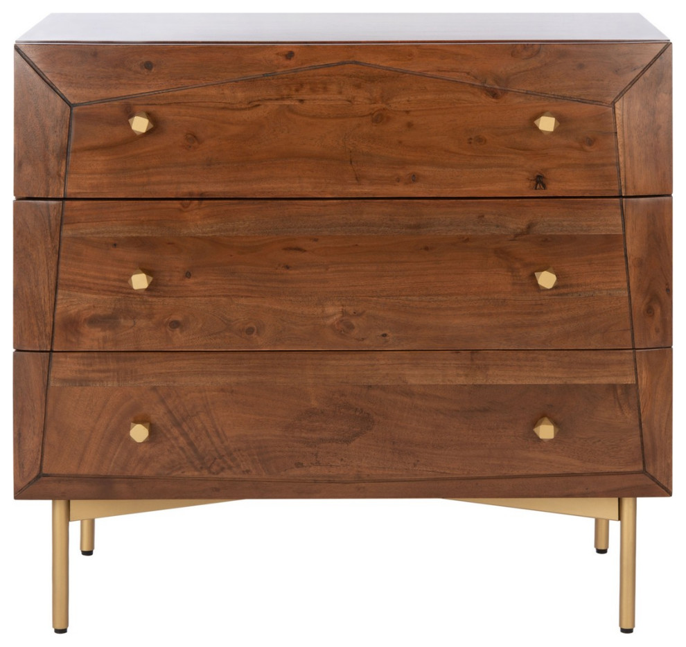 Ritchie 3 Drawer Chest   Contemporary   Accent Chests And Cabinets   by Peachtree Fine Furniture  Houzz