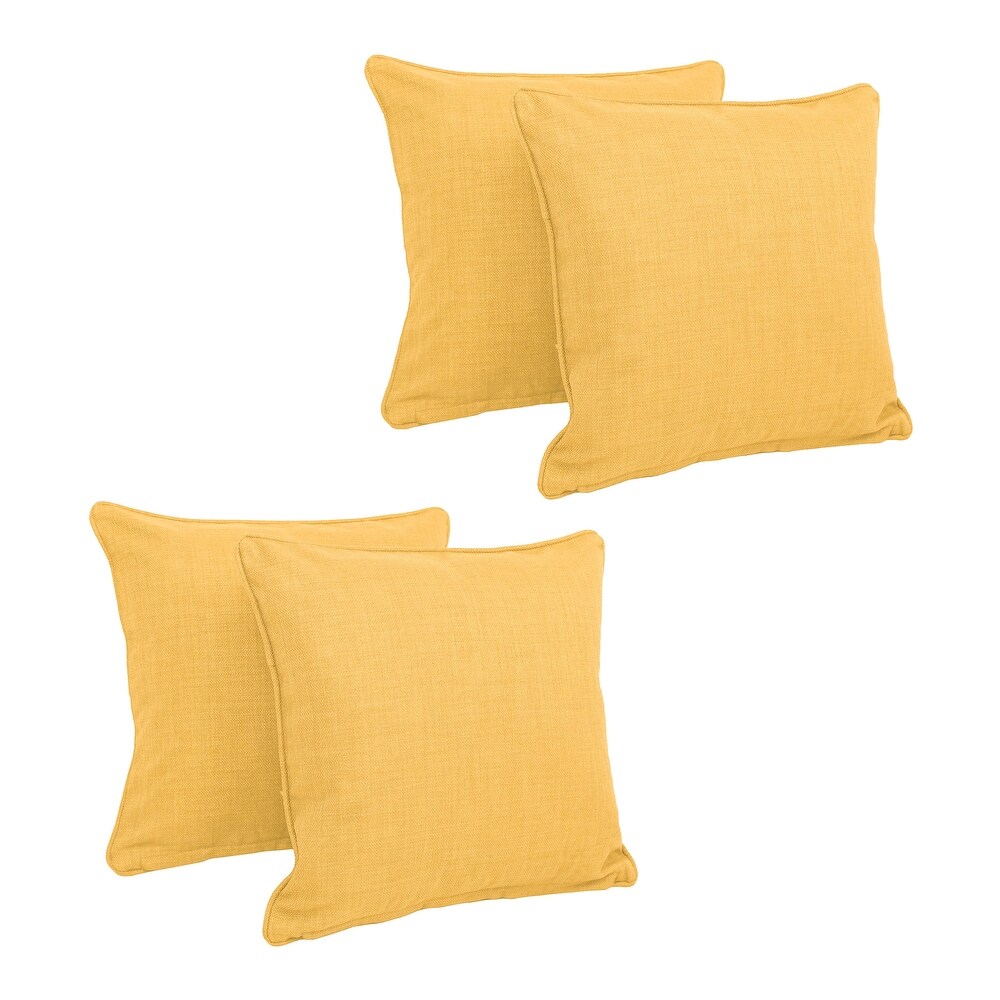 Blazing Needles 18 inch Accent Throw Pillows (Set of 4)