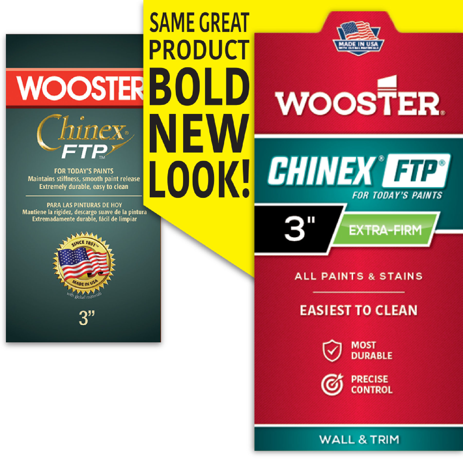 Wooster Chinex FTP 3 in. Flat Paint Brush