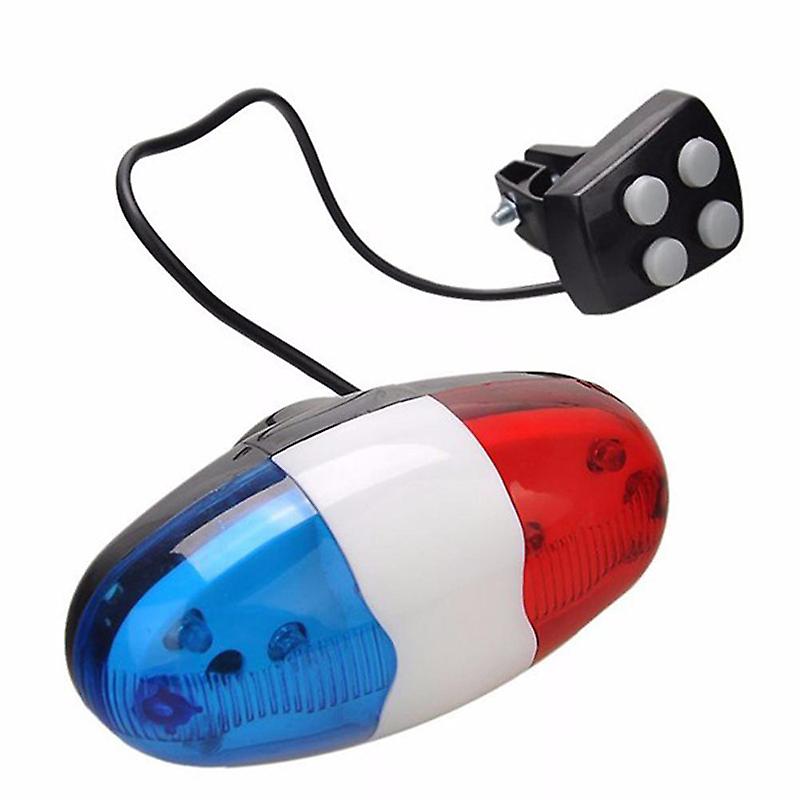 Born Pretty 1pc Electronic Horn Alarm Sound For Mountain Bike 4 Tone Sounds Bell Road Mtb Bike Light Electronic Horn Cycling Scooter Lamp