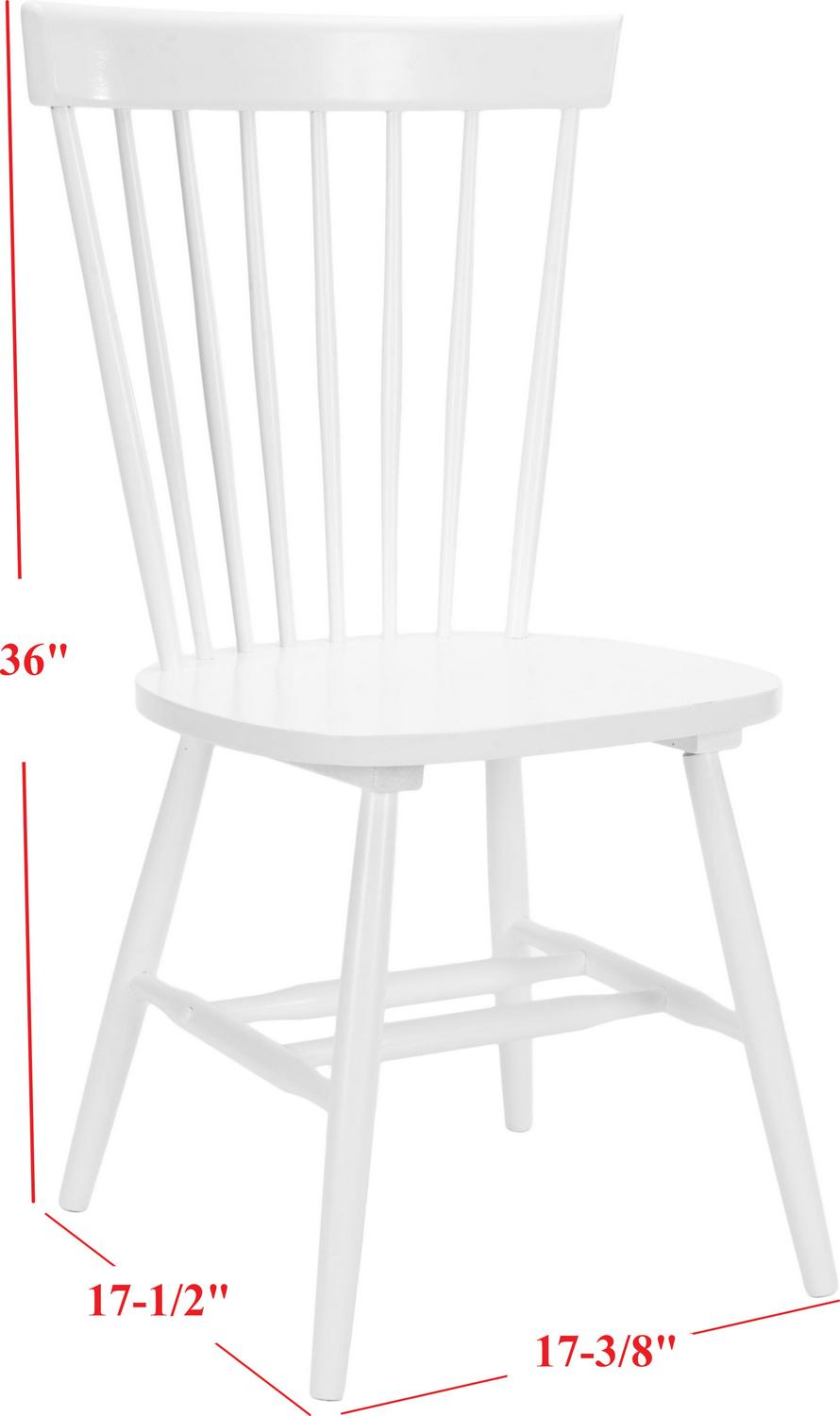 Safavieh Dining Chair， Set of 2， White