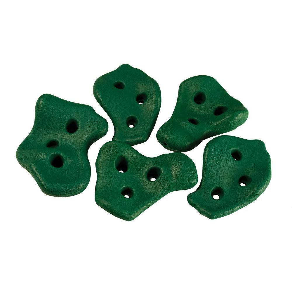 Gorilla Playsets Green Rock Wall Rocks (5-Piece Set) 07-0008-G