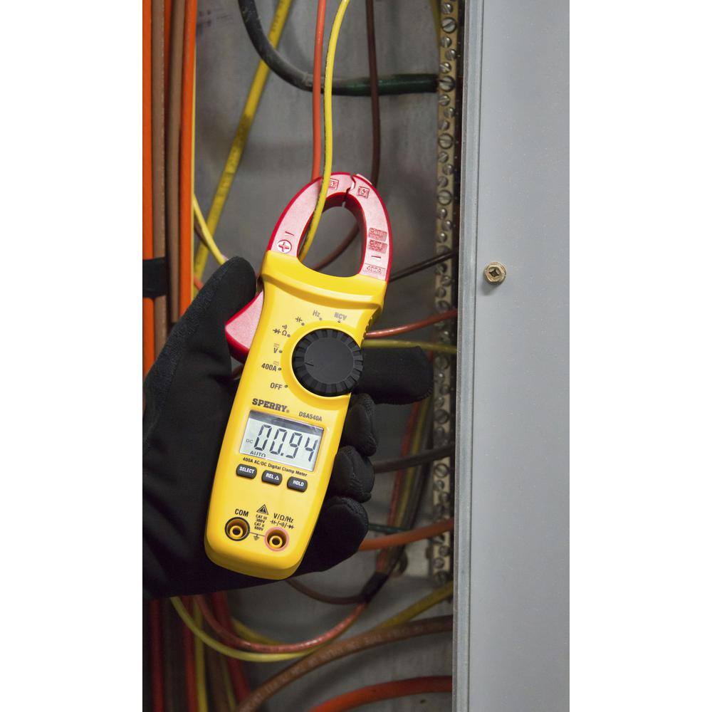 Sperry 400 Amp 6-Function Snap-Around Digital LCD Clamp Meter DSA540A