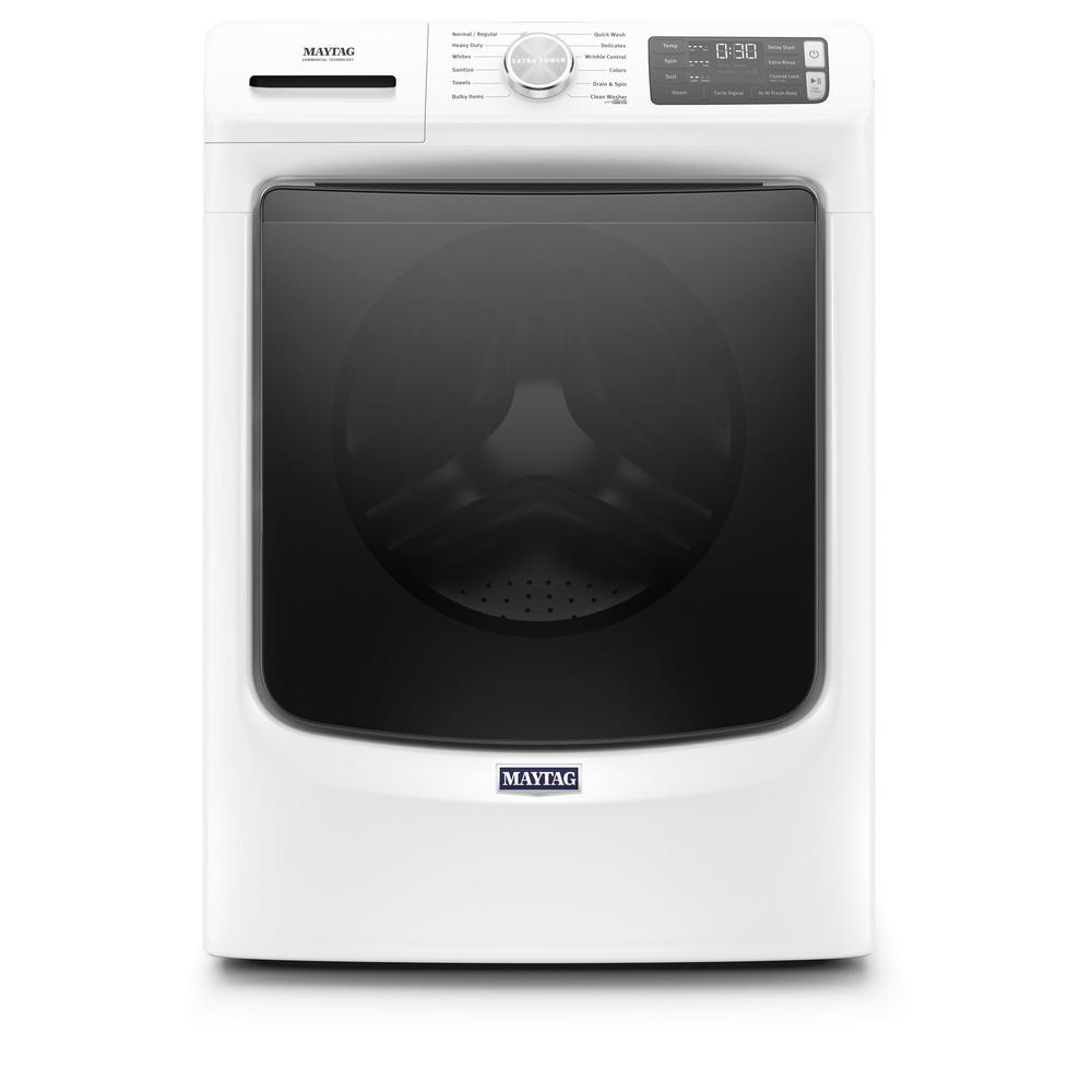 Maytag MHW6630HW 55 Cube Feet Front Load Washer With Extra Power And