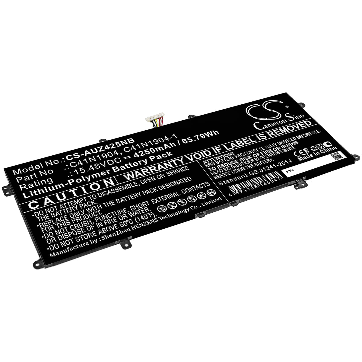 Asus Deluxe 14S UX425IA X435EA ZenBock 13 UX325JA Replacement Battery BatteryClerkcom Laptop and Notebook