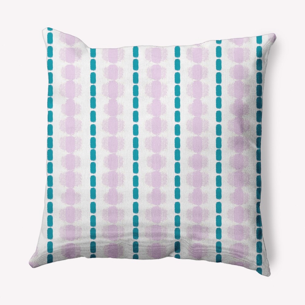 Watercolor Stripe Decorative Throw Pillow