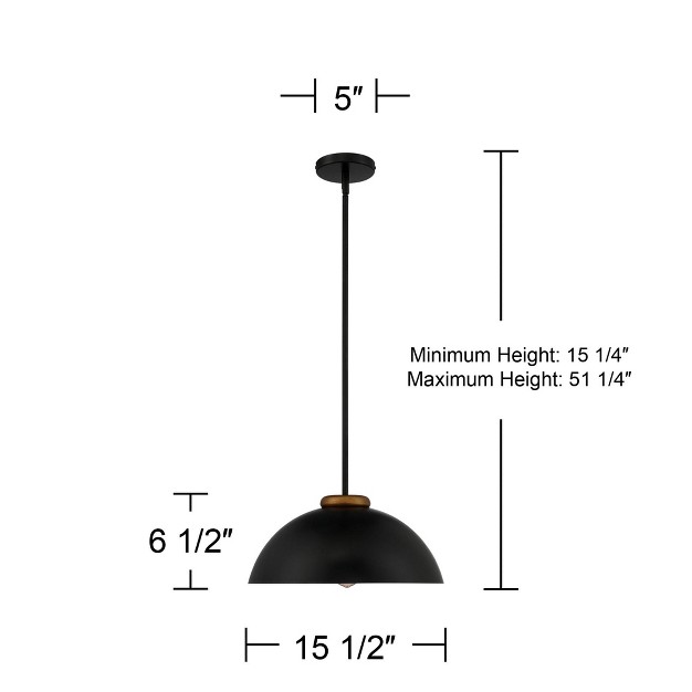 Wide Modern Industrial Dome Metal Shade For Dining Room House Foyer Kitchen