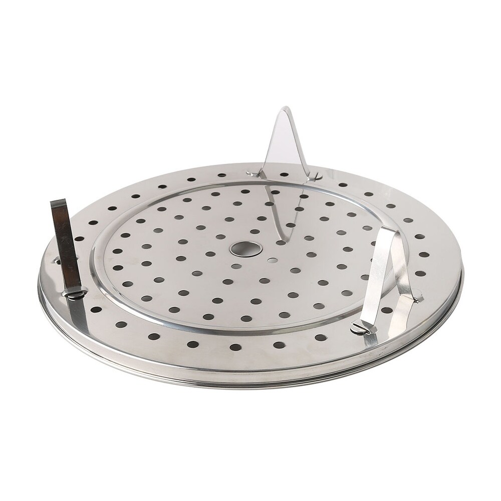 Kitchen Stainless Steel 3 Legs Steamer Rack Food Steaming Stand Cookware 10\