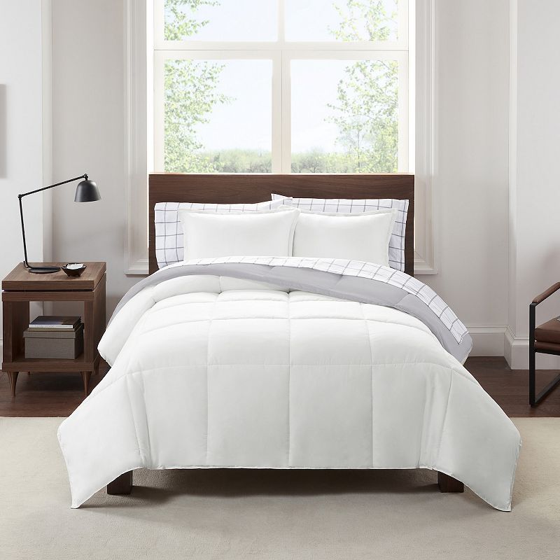 Serta? Simply Clean Antimicrobial Reversible Comforter Set with Sheets