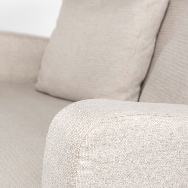 Denly I Cream Slipcover Two Seater Sofa