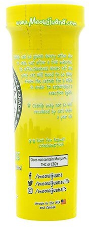 Meowijuana Happy Grass Lemongrass Blend Catnip， 0.92-oz bottle