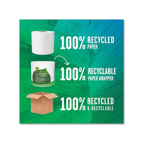 Seventh Generation 100% Recycled Bathroom Tissue  SEV137038