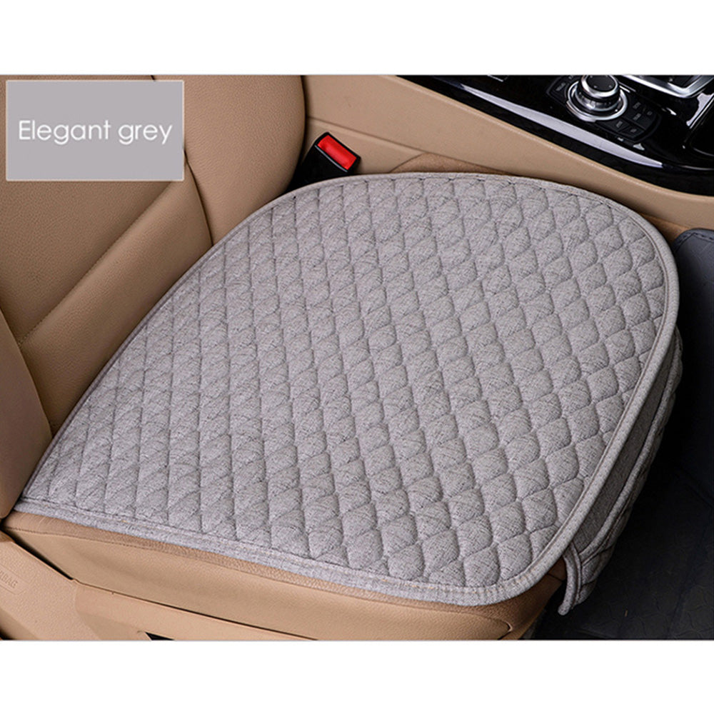 Harupink Universal Front Rear Row Car Seat Cover Pad Mat Auto Chair Cushion Breathable Car Accessories