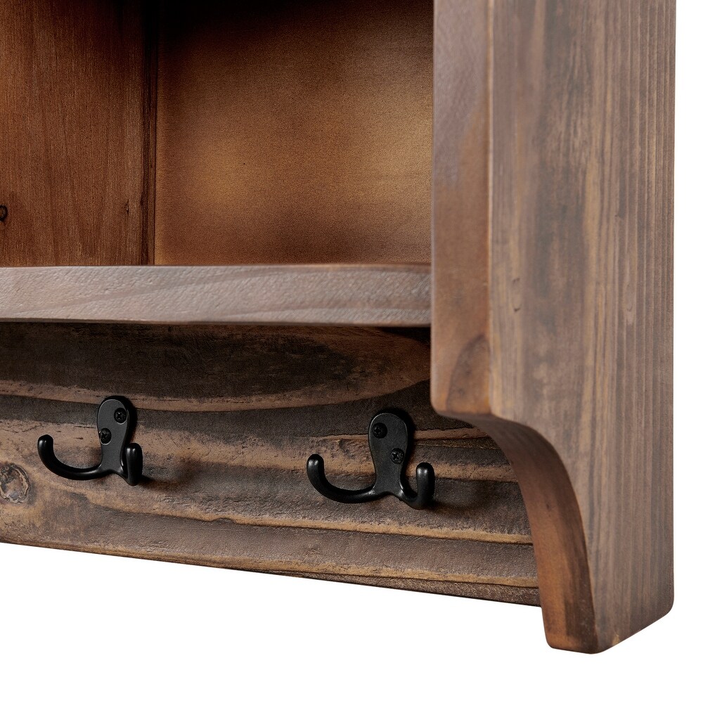 Carbon Loft Lawrence Entryway Coat Hook with Storage Cubbies