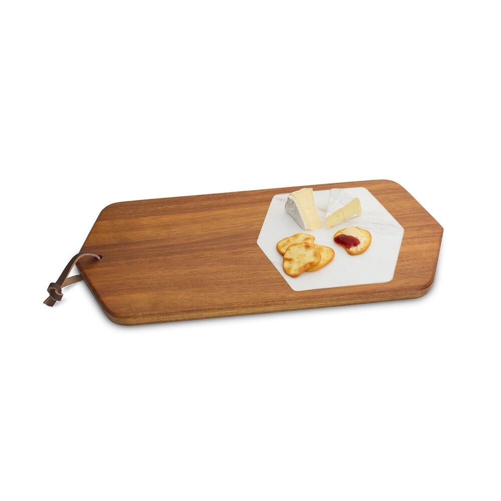 Nambe Chevron Cutting Board   8.25” W x 17.25” L