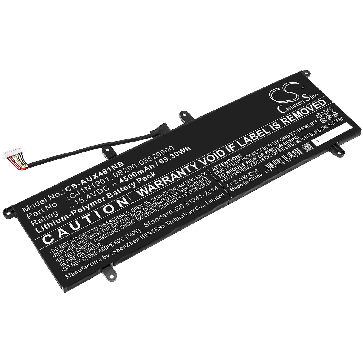 Asus ZenBook Duo 14 UX482 ZenBook Duo 14 UX482EA ZenBook Duo 14 UX482EADS71T ZenBook Duo 14 UX482EAHY Seri Z Laptop and Notebook Replacement Battery BatteryClerkcom Laptop and Notebook