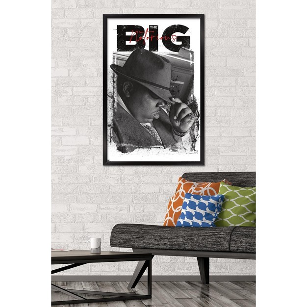 Trends International The Notorious B i g Profile Framed Wall Poster Prints