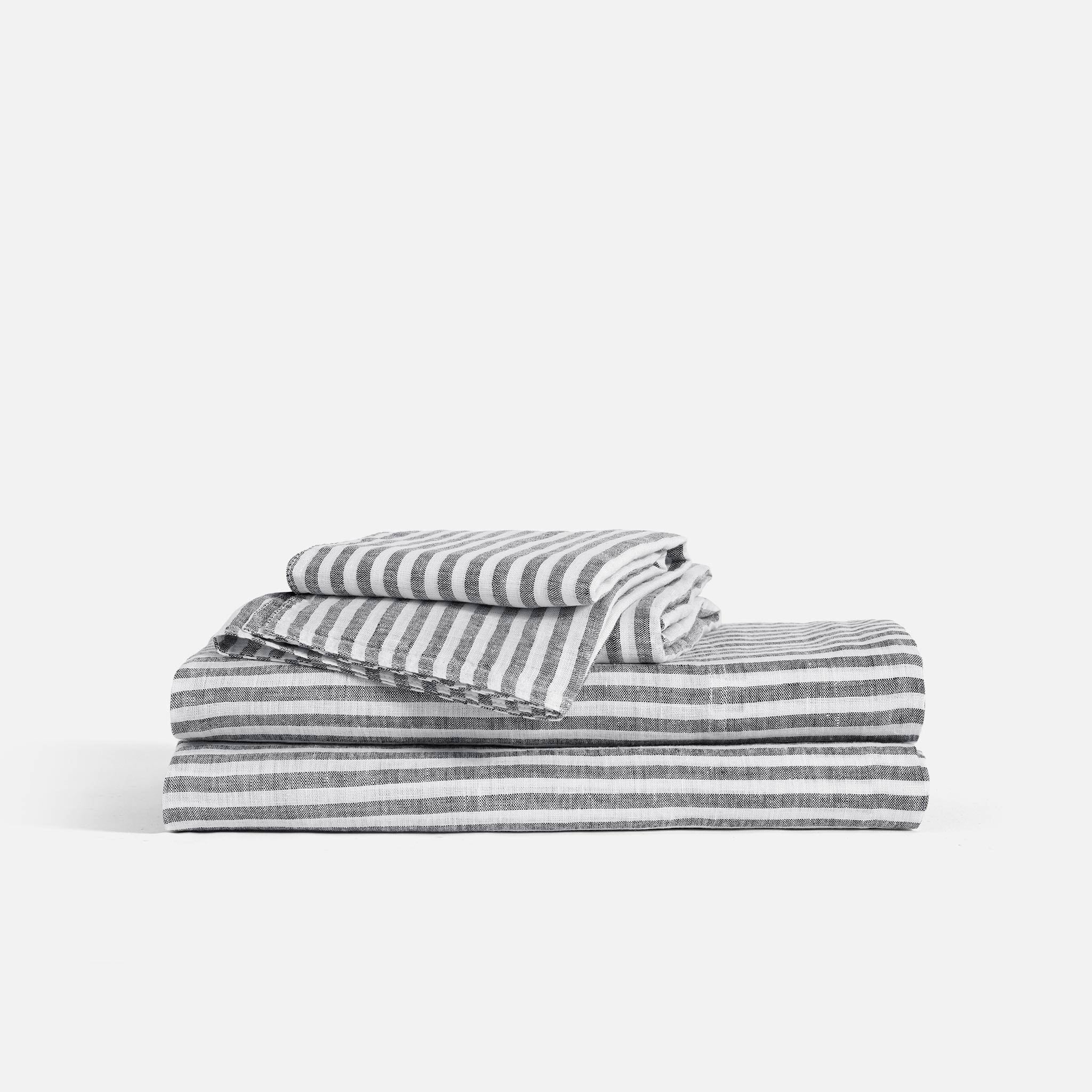 Washed Linen Core Sheet Set