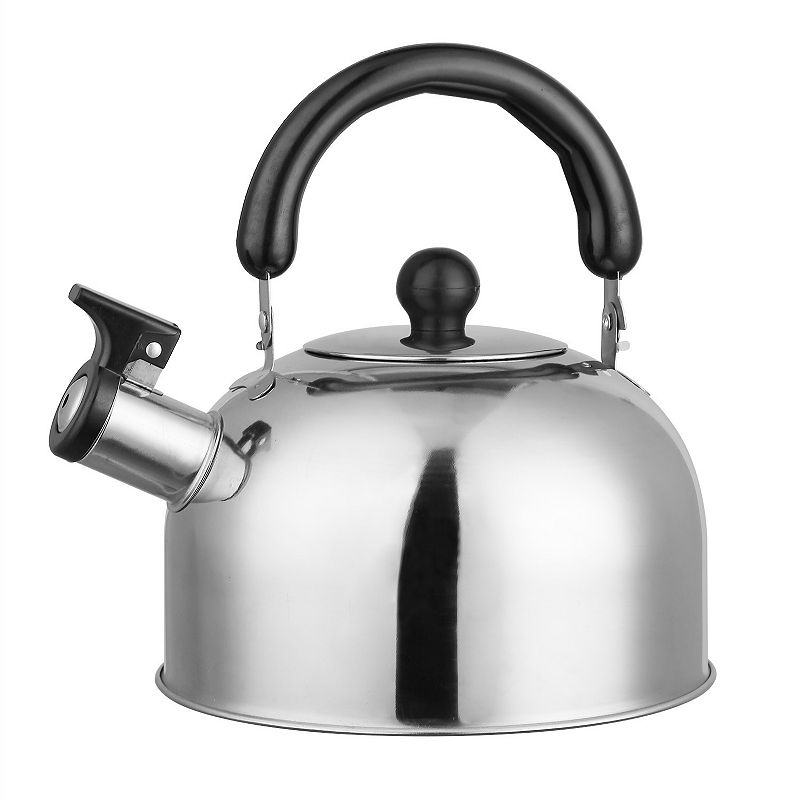 Silver， 2.1quarts， Stainless Steel Whistling Tea Kettle