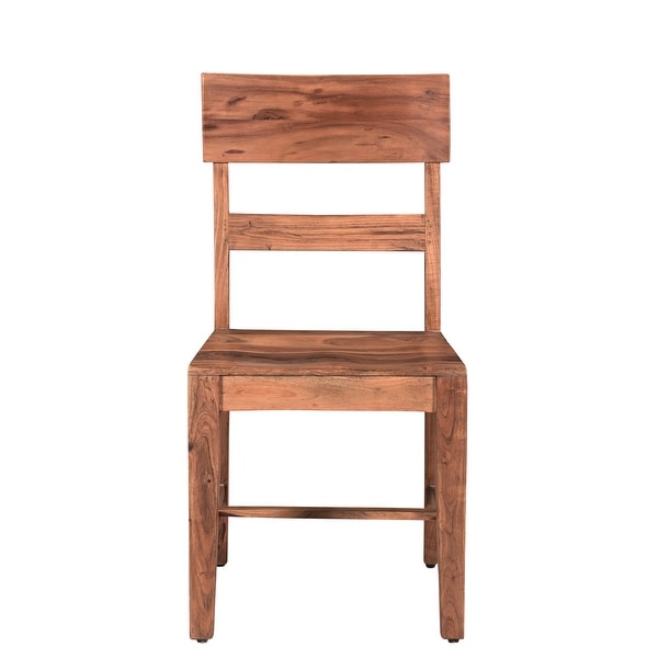 Sienna Single Slat Wood Dining Chairs (Set of 2)