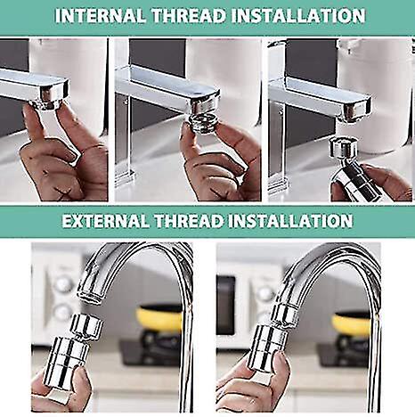 Universal Faucet Extenders 1080 Faucet Aerator Washbasin Tap Extender Rotary Robot Arm Faucet