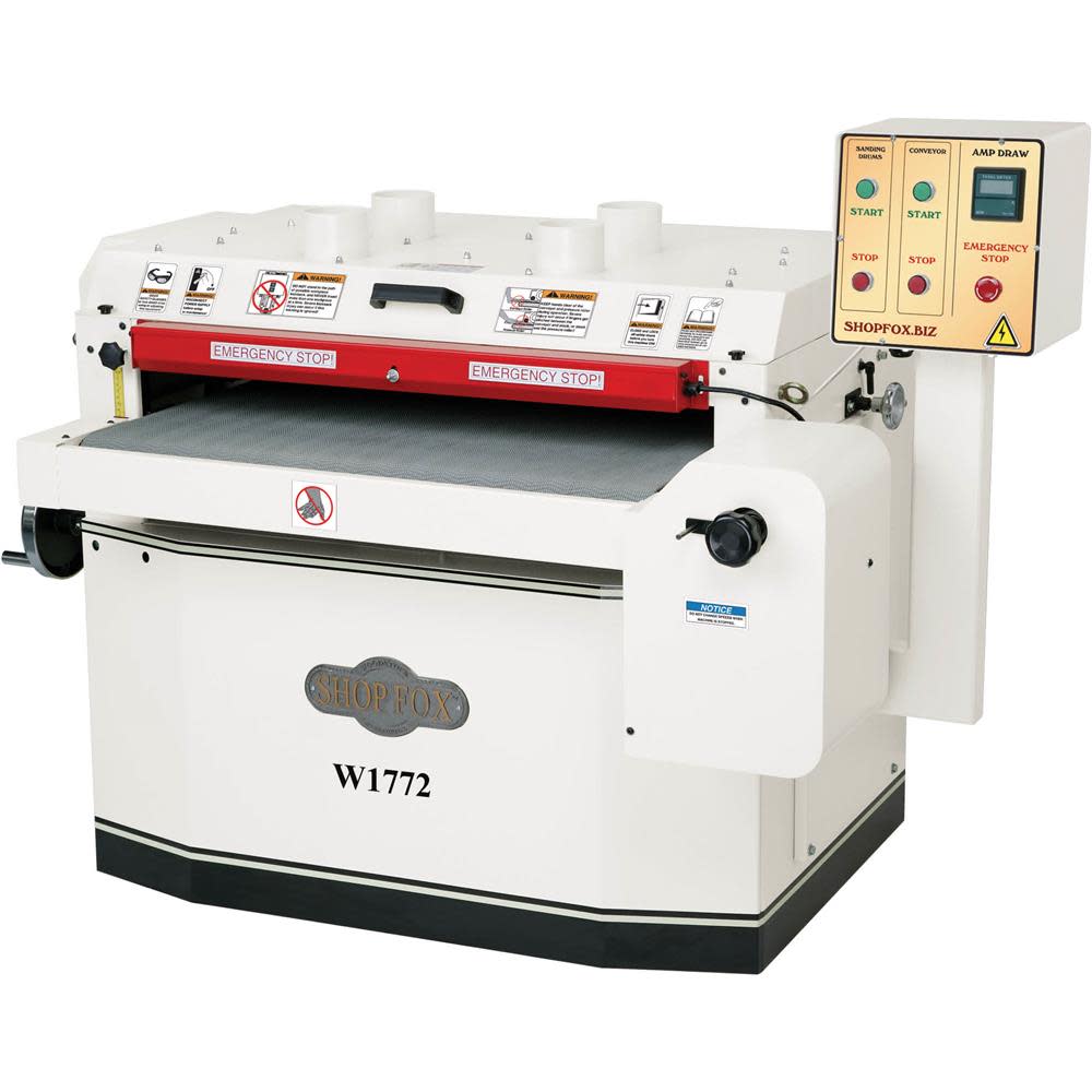 Shop Fox 37 Drum Sander 240V 10HP 1 Phase