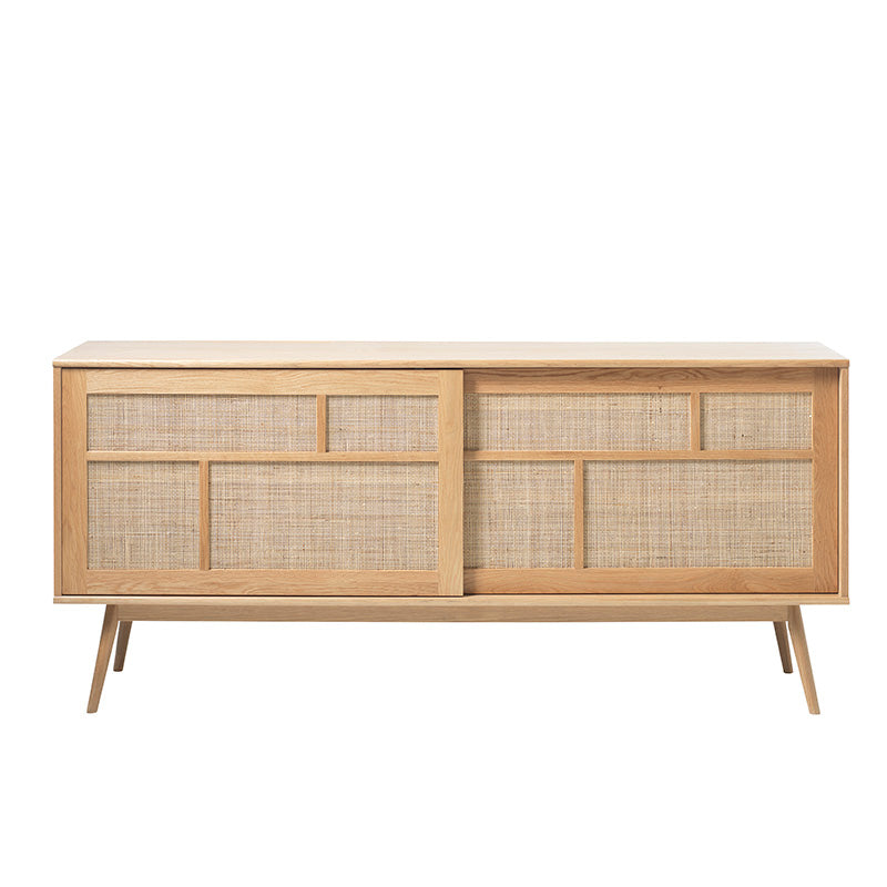 BARRALI Sideboard Buffet 180cm -  Natural & Rattan