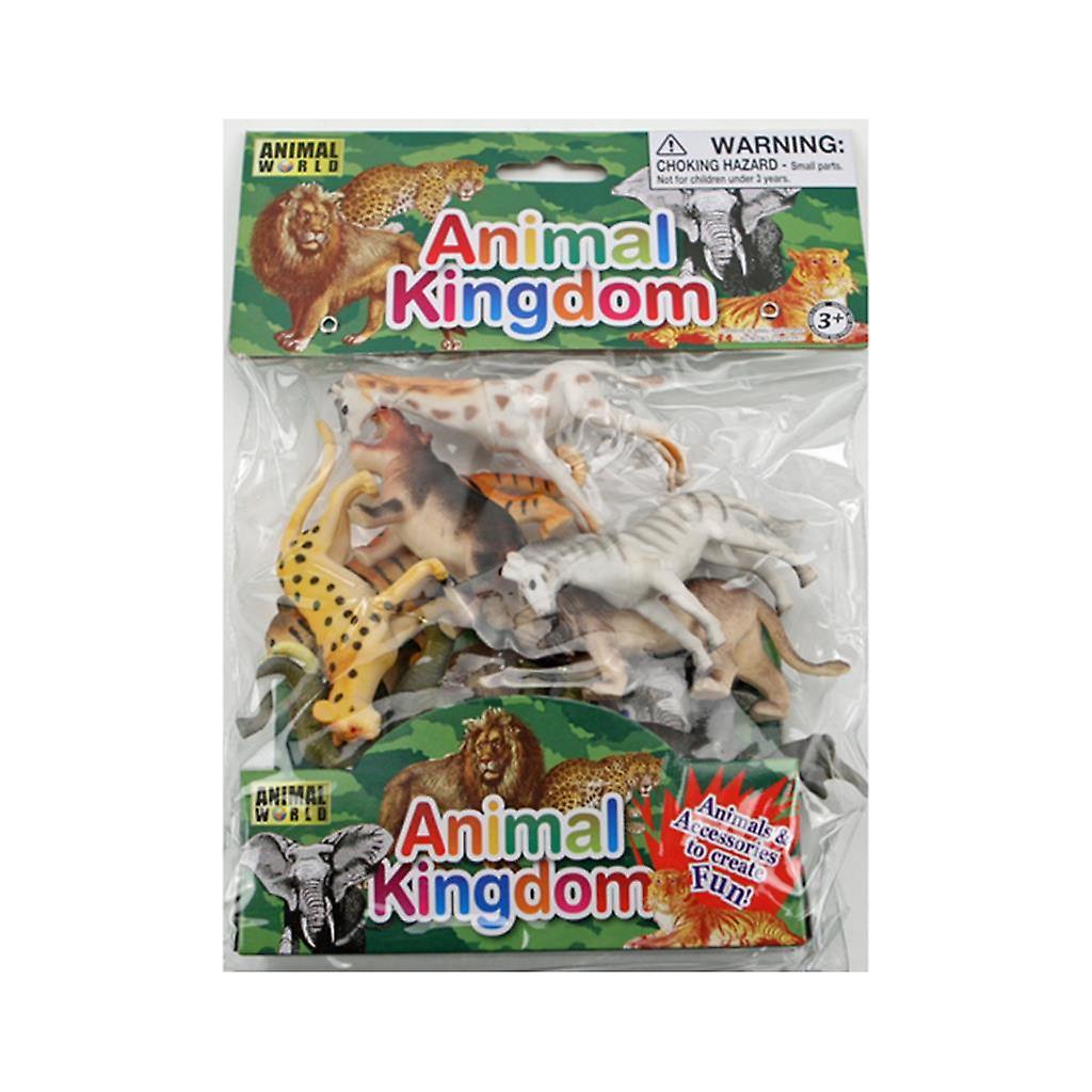 Animal World 8st Wildlife Figures Playset 7-10cm