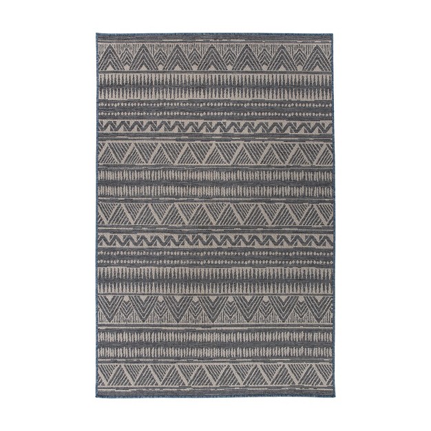 World Rug Gallery Bohemian Geometric Indoor outdoor Area Rug