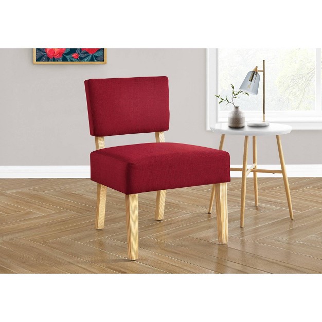 Upholstered Armless Slipper Chair With Solid Wood Legs Everyroom