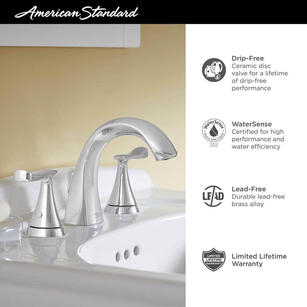 American Standard Chatfield 8 in Widespread 2Handle Bathroom Faucet in Legacy Bronze