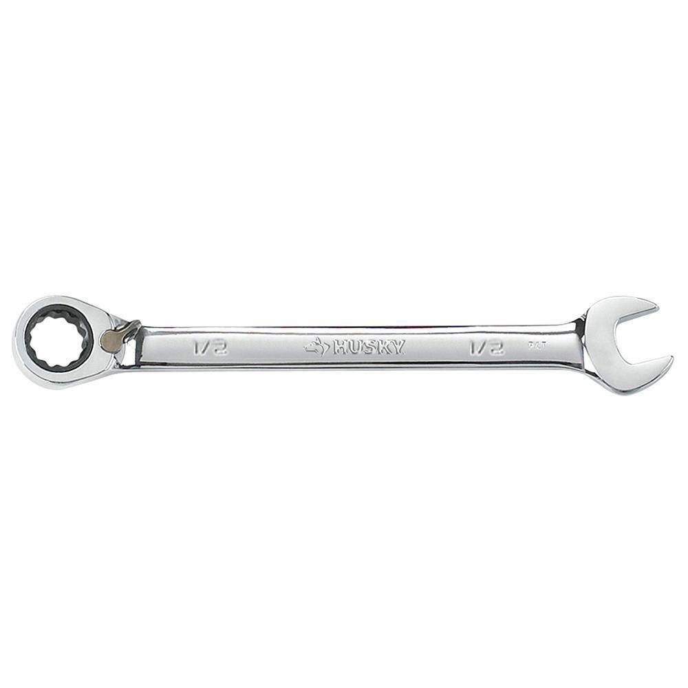 Husky 12 in. Reversible Ratcheting Combination Wrench HRRW12