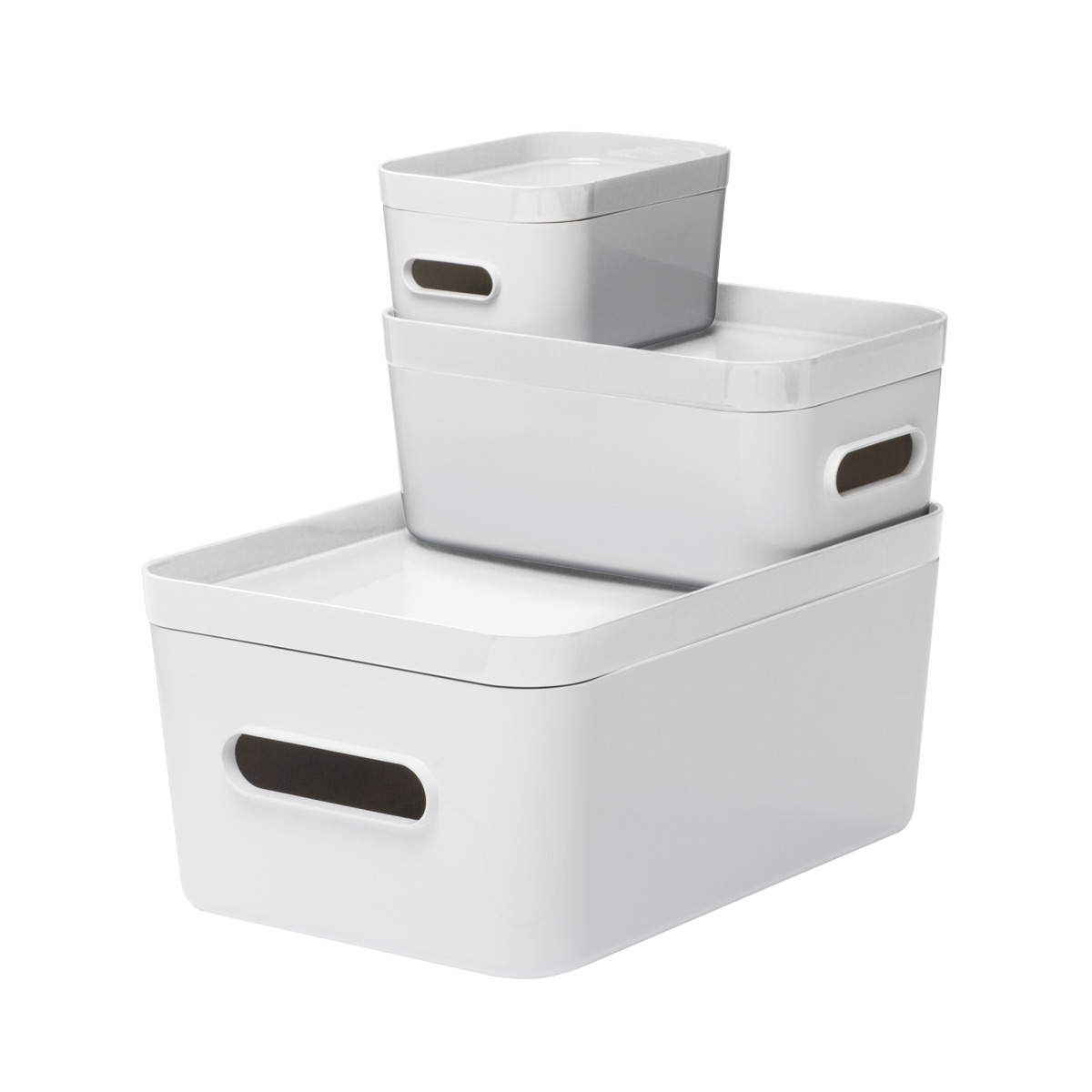 SmartStore Compact Plastic Modular Bins amp Lids