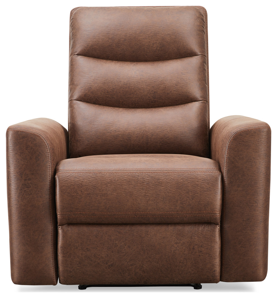 Bentley Fabric Manual Recliner   Contemporary   Recliner Chairs   by Abbyson Living  Houzz