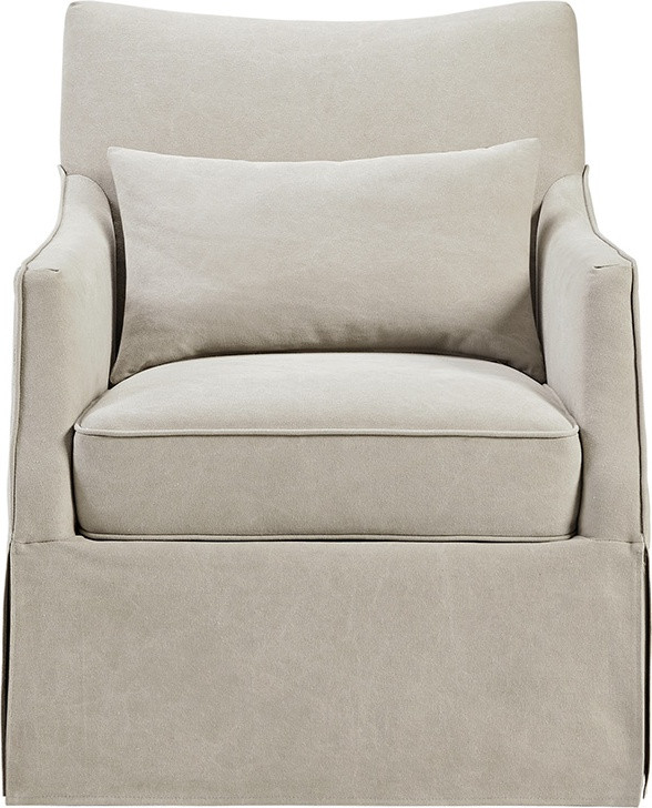 London Swivel Chair   Transitional   Armchairs And Accent Chairs   by HedgeApple  Houzz