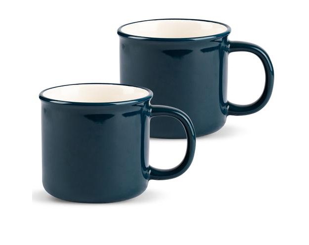 Kook Ceramic Camper Mugs 14 Oz Set Of 2