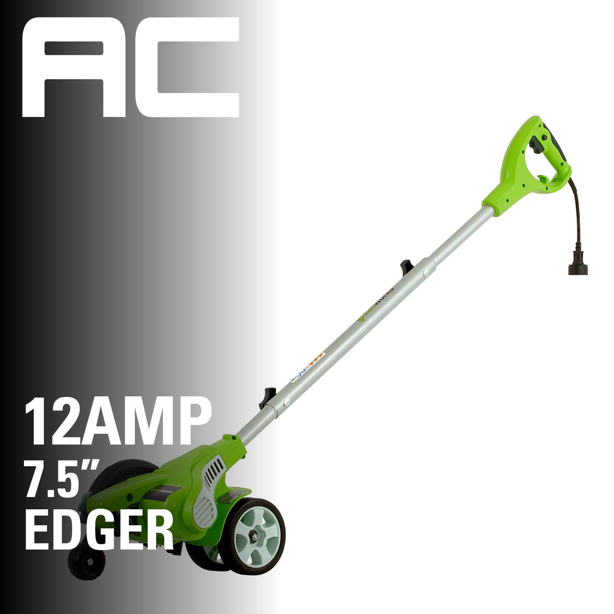 Greenworks 12 Amp 7.5-inch Corded Electric Edger， 27032