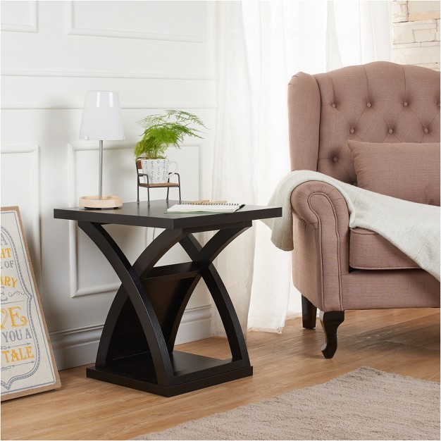 Henry End Table Espresso Mibasics