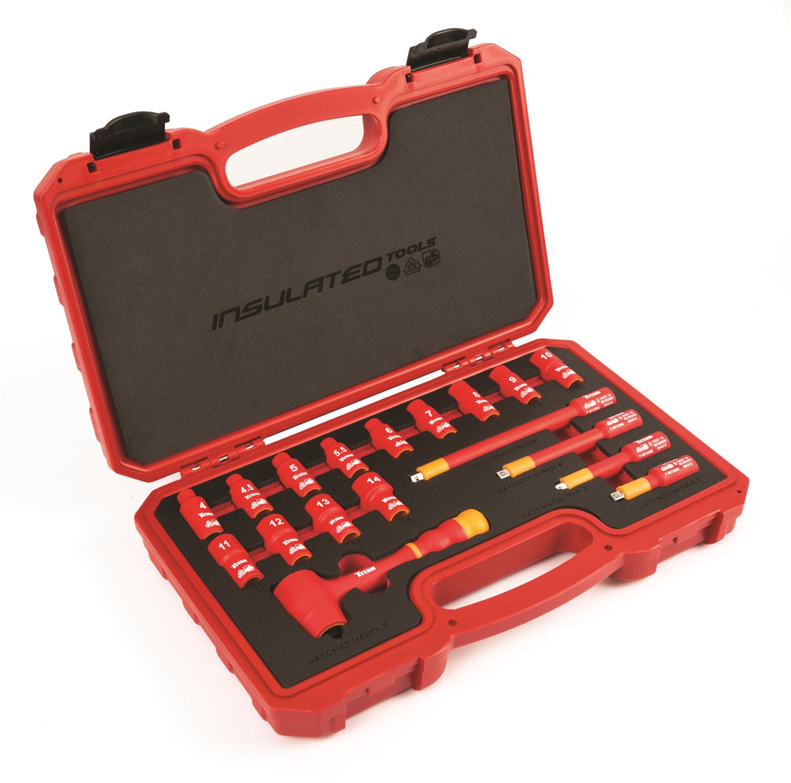 Titan Tools 66100 Titan VDE Insulated Socket Sets