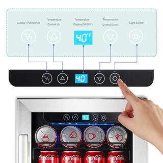 Kalamera 15 Beverage cooler 96 Can Built-In Single Zone Touch Control KRC-90BV