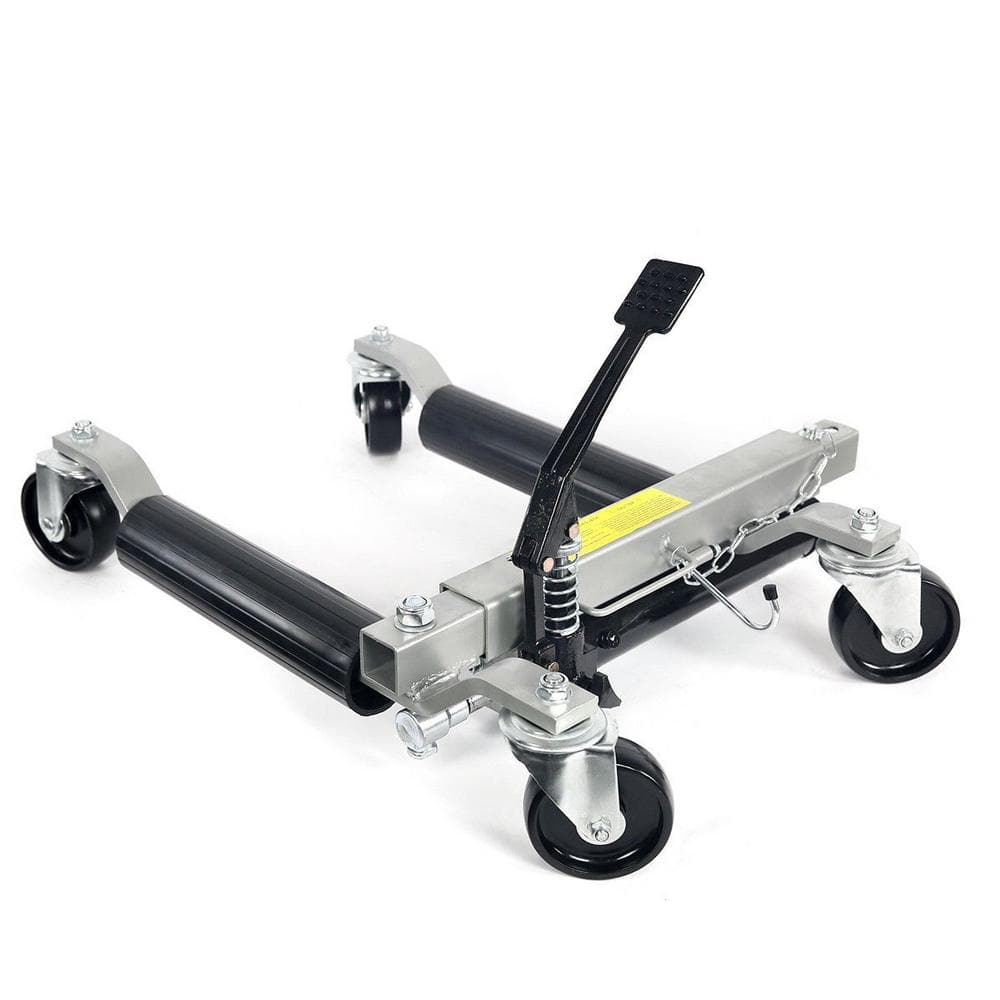 STARK USA 21 in. W 1500 lbs. Car Dolly Hydraulic Lift Jack Air Roller Vehicle Positioning Tow 25999