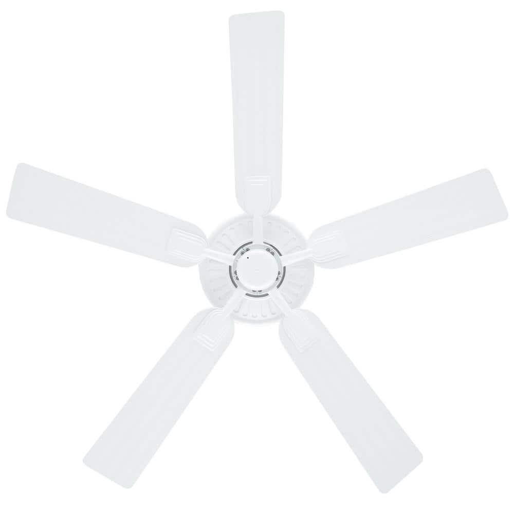 Hampton Bay Barrow Island 52 in IndoorOutdoor White Ceiling fan